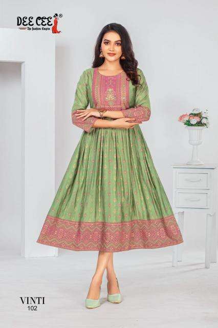 Deecee Vinti Kurtis at wholesale rates in Kolkata