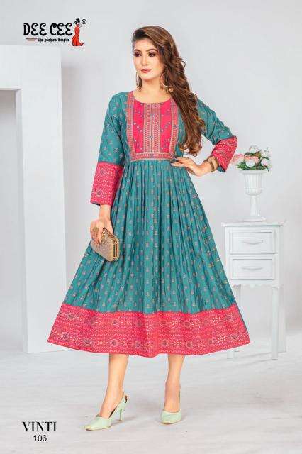 Deecee Vinti Kurtis at wholesale rates in Kolkata