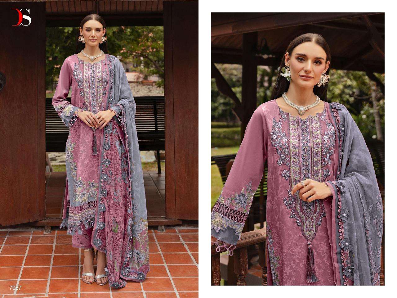 Deepsy Bliss Lawn 24 Vol 2 Chiffon Dupatta Pakistani suits wholesaler in India