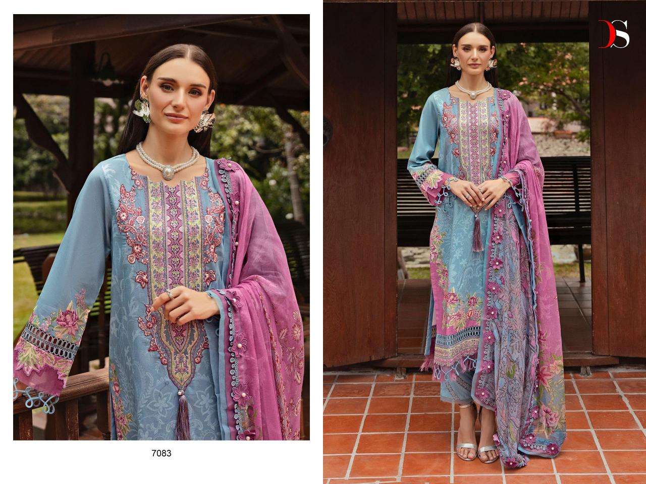 Deepsy Bliss Lawn 24 Vol 2 Chiffon Dupatta Pakistani suits wholesaler in India