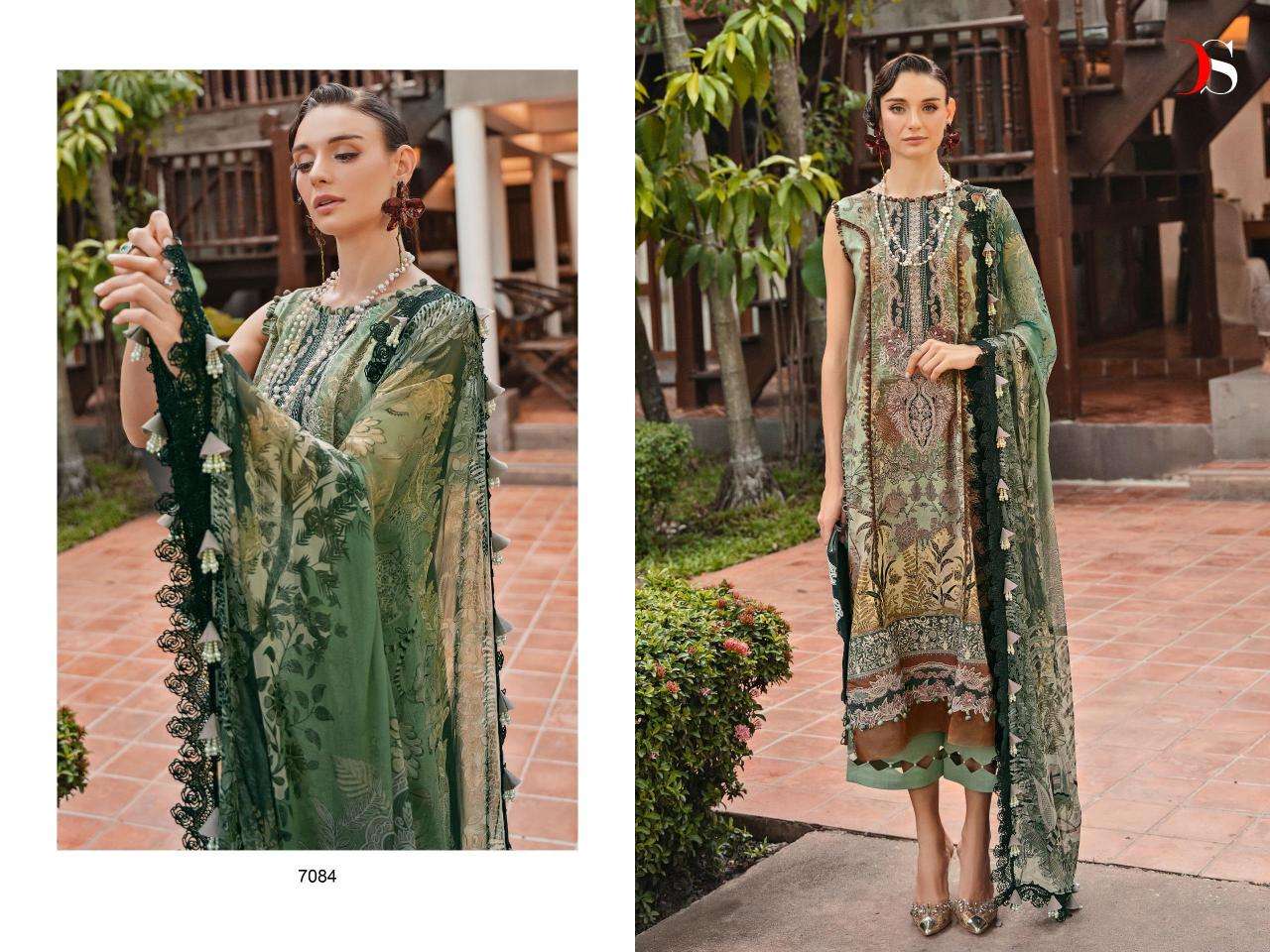 Deepsy Bliss Lawn 24 Vol 2 Chiffon Dupatta Pakistani suits wholesaler in India