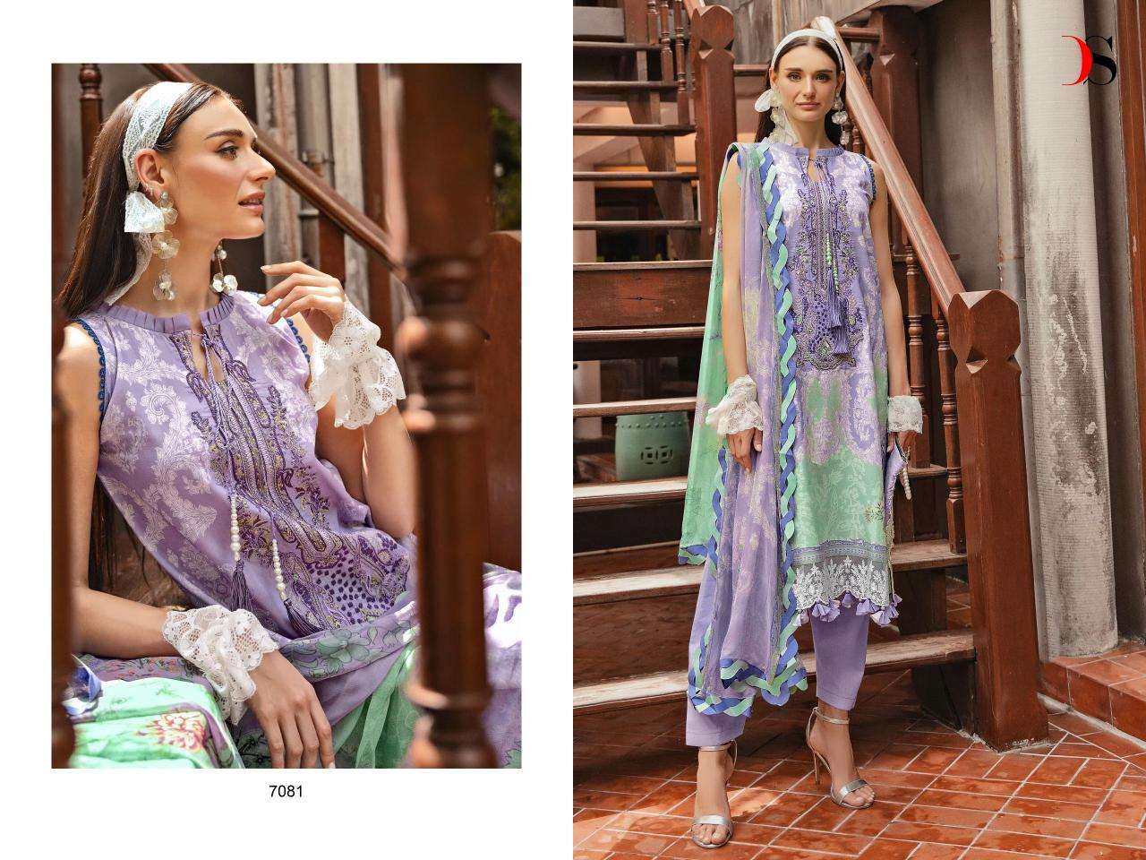 Deepsy Bliss Lawn 24 Vol 2 Chiffon Dupatta Pakistani suits wholesaler in India