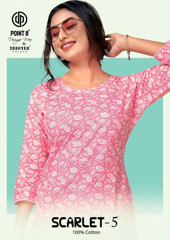 Deeptex Scarlet Vol-5 Wholesale Kurtis in Kolkata