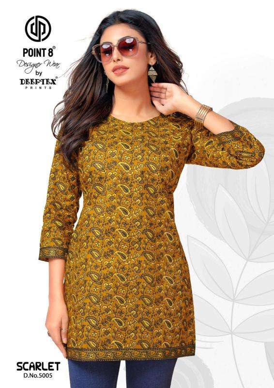 Deeptex Scarlet Vol-5 Wholesale Kurtis in Kolkata