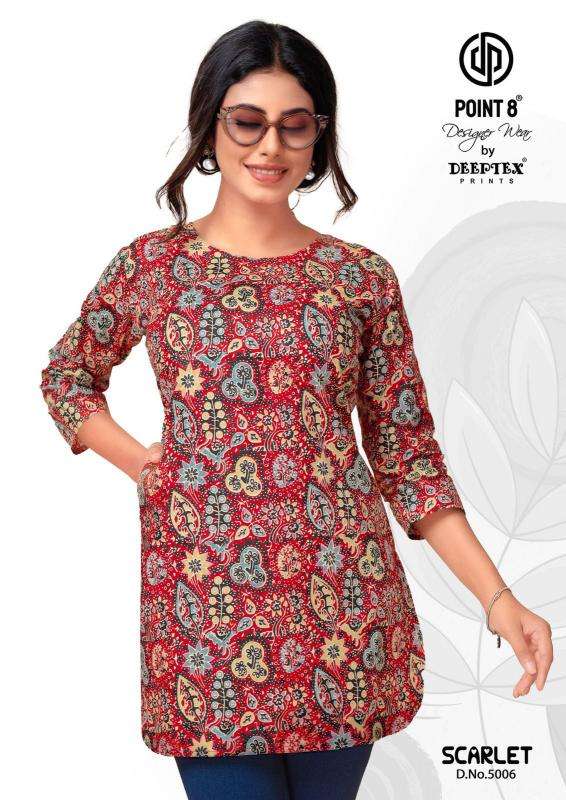 Deeptex Scarlet Vol-5 Wholesale Kurtis in Kolkata