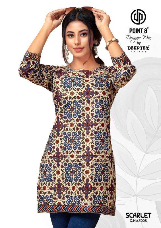 Deeptex Scarlet Vol-5 Wholesale Kurtis in Kolkata