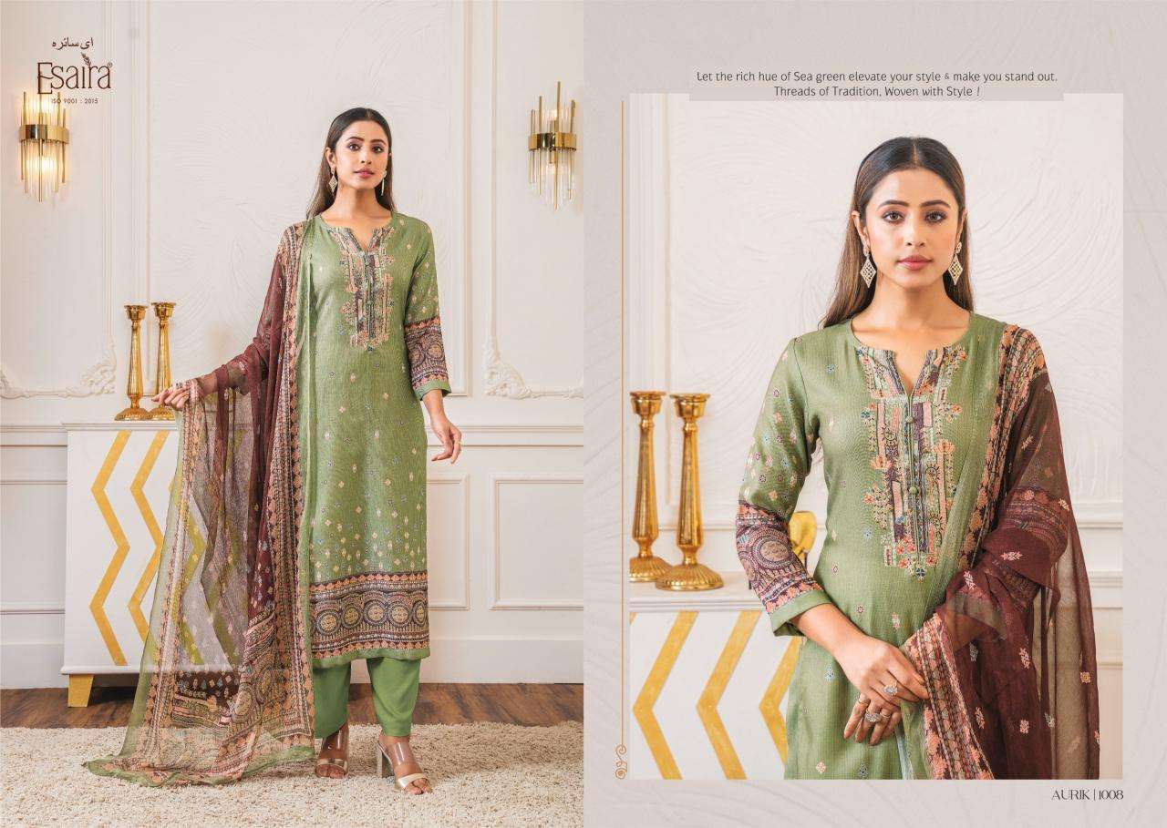 Esaira Aurik Surat Cotton Salwar Kameez Wholesale