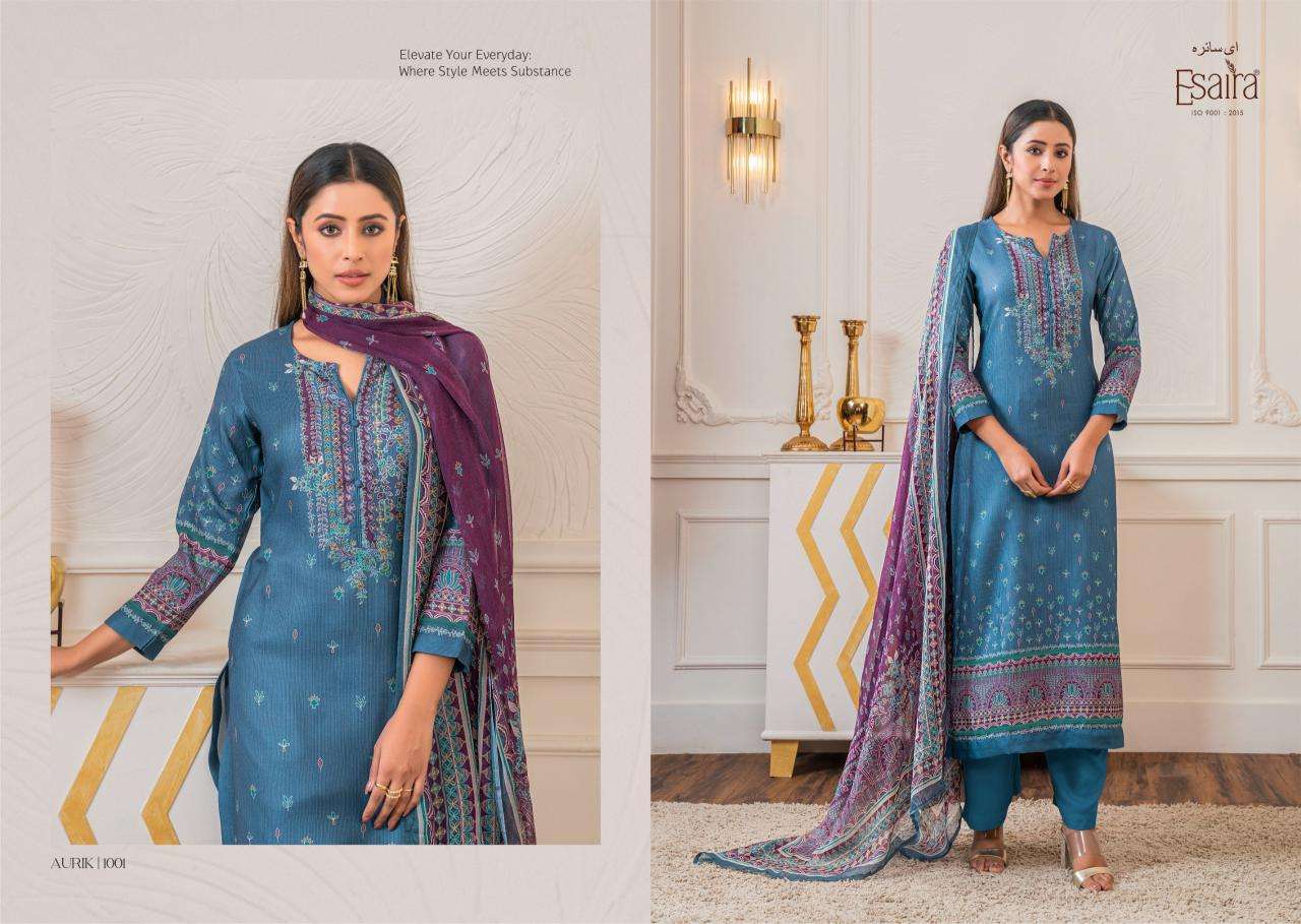 Esaira Aurik Surat Cotton Salwar Kameez Wholesale