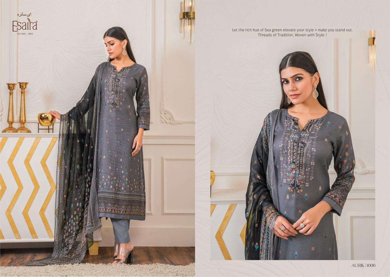 Esaira Aurik Surat Cotton Salwar Kameez Wholesale