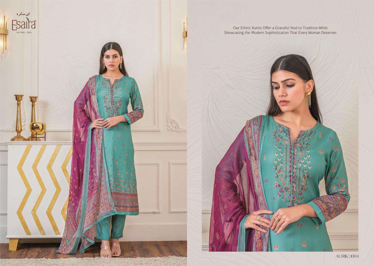 Esaira Aurik Surat Cotton Salwar Kameez Wholesale