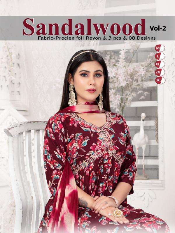 Fashion Talk Sandalwood Vol 2 Kurti fabric suppliers in Ahmedabad