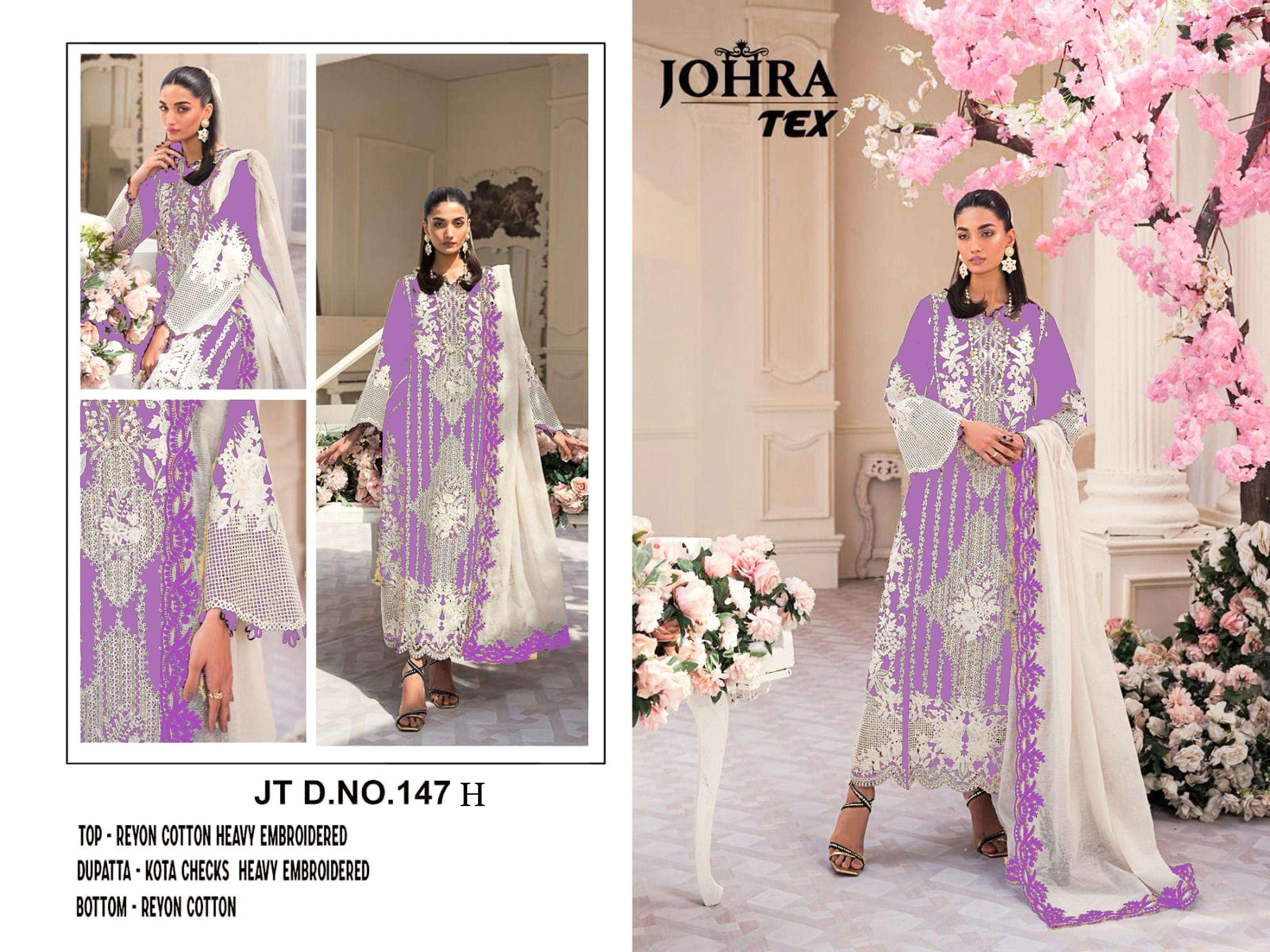 Johra Tex 147 H Pakistani embroidered suits in Mumbai 