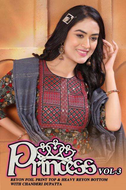 Kashida Princess Vol 3 Designer Kurtis Surat