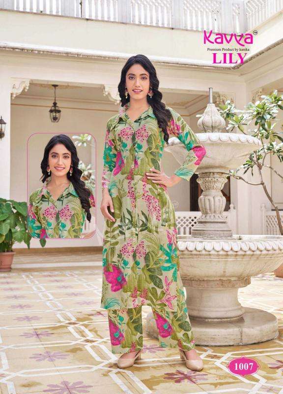 Kavya Lily Vol 1 Co-Ord Set Kurti factory in Kolkata