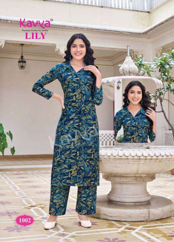 Kavya Lily Vol 1 Co-Ord Set Kurti factory in Kolkata