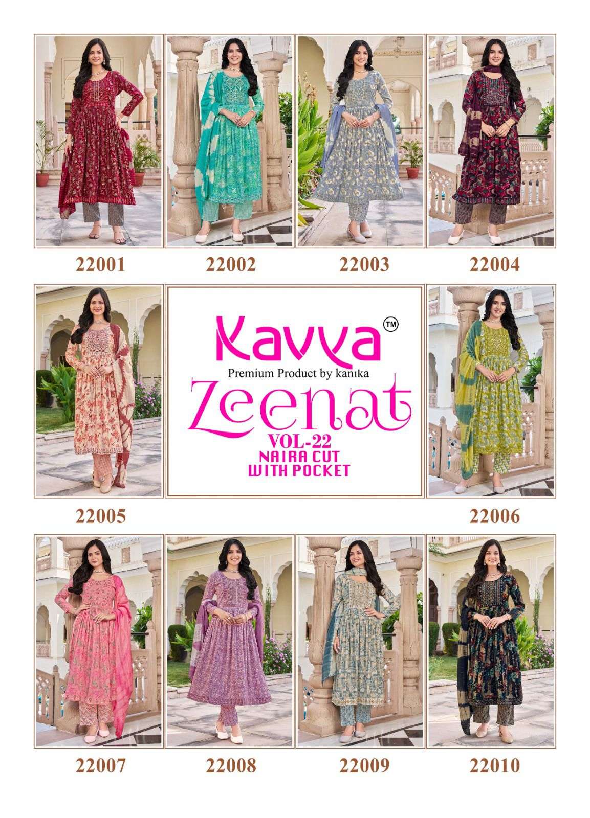 Kavya Zeenat Vol 22 Kurti dealers in Delhi