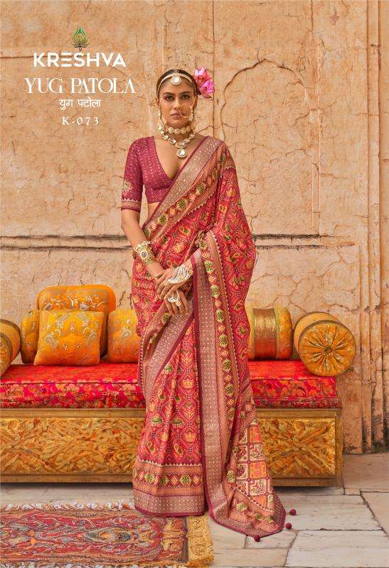 KRESHVA YUG PATOLA Saree online shopping for wedding