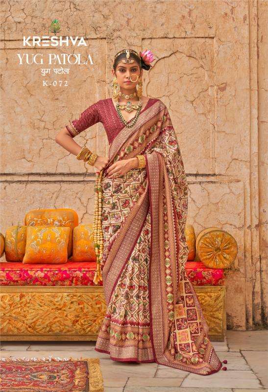 KRESHVA YUG PATOLA Saree online shopping for wedding