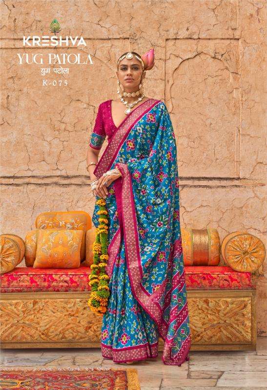 KRESHVA YUG PATOLA Saree online shopping for wedding