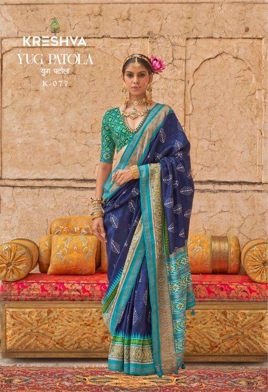 KRESHVA YUG PATOLA Saree online shopping for wedding