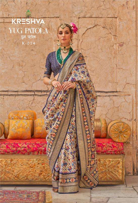 KRESHVA YUG PATOLA Saree online shopping for wedding