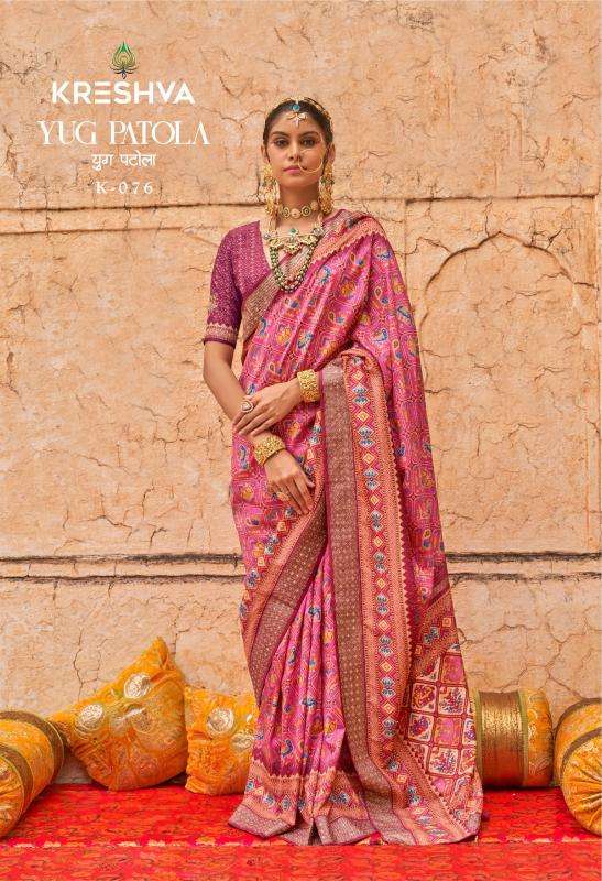 KRESHVA YUG PATOLA Saree online shopping for wedding