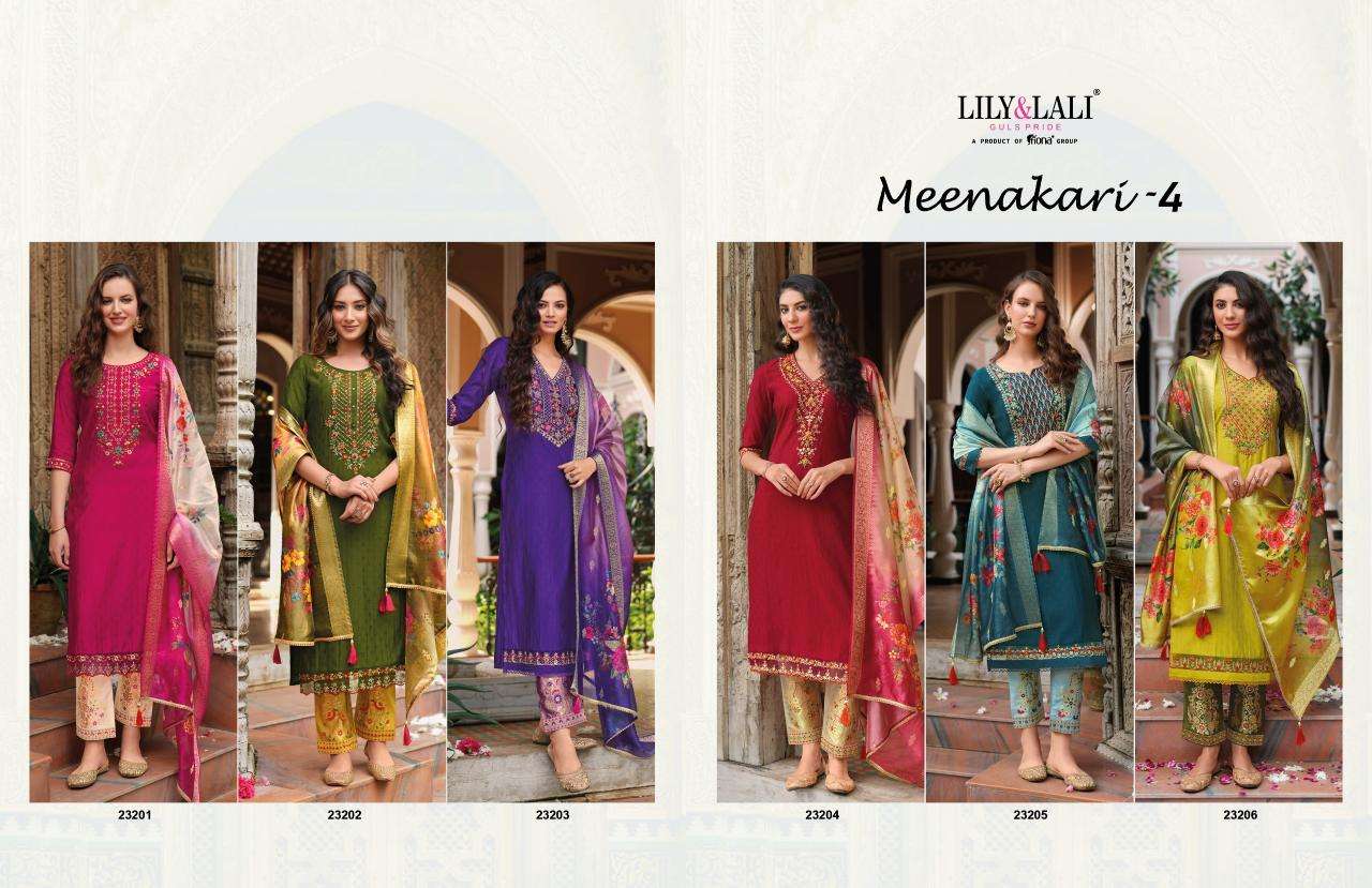 LILY & LALI Meenakari Vol 4 Kurti suppliers in Delhi