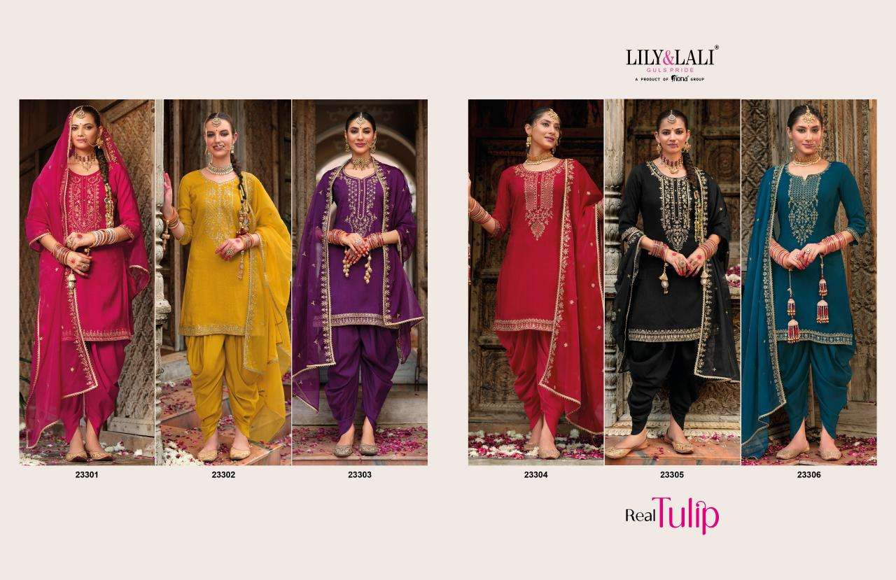 LILY & LALI Real Tulip Dhoti Designer kurtis wholesale in Delhi