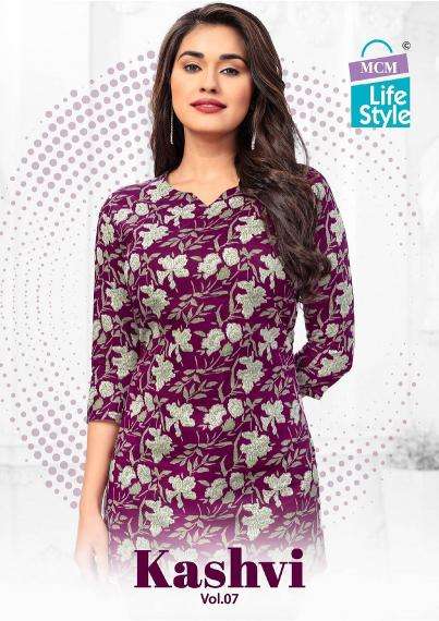 MCM Kashvi Vol-7 – Short Tops Surat Kurti industry