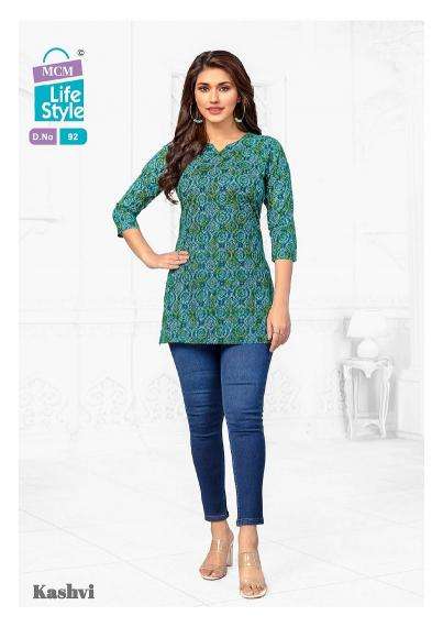 MCM Kashvi Vol-7 – Short Tops Surat Kurti industry