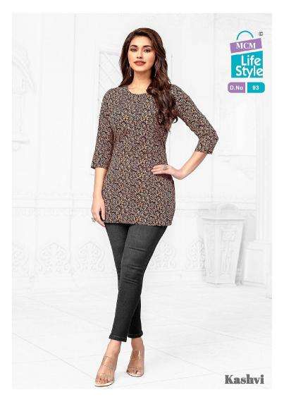 MCM Kashvi Vol-7 – Short Tops Surat Kurti industry