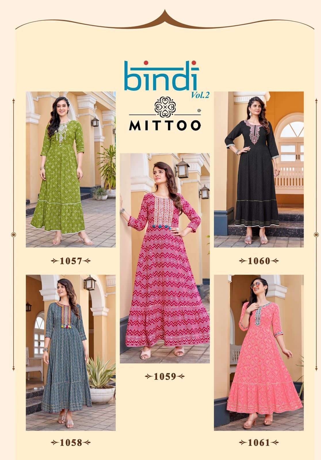 MITTOO BINDI VOL 2 Kurti distributors in Ahemdabad