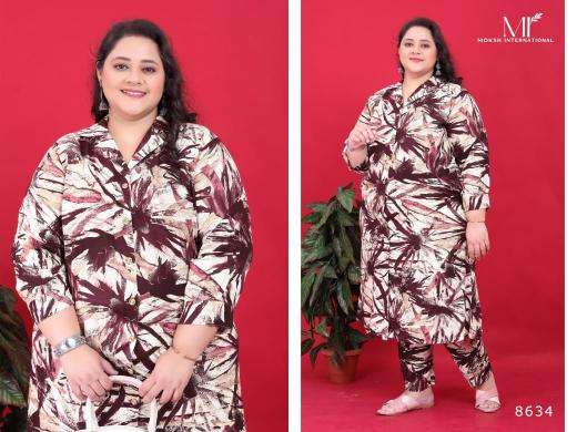 Moksh International Big Size Co-ord set Vol 2 Kurti supplier in Ahmedabad