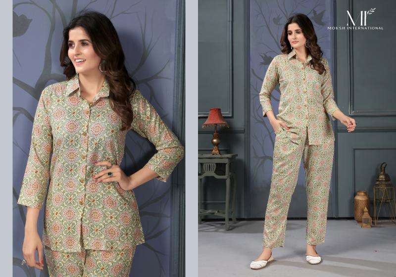 Moksh International Co-ord Set Lotus Vol-1 Kurti wholesalers online in Surat