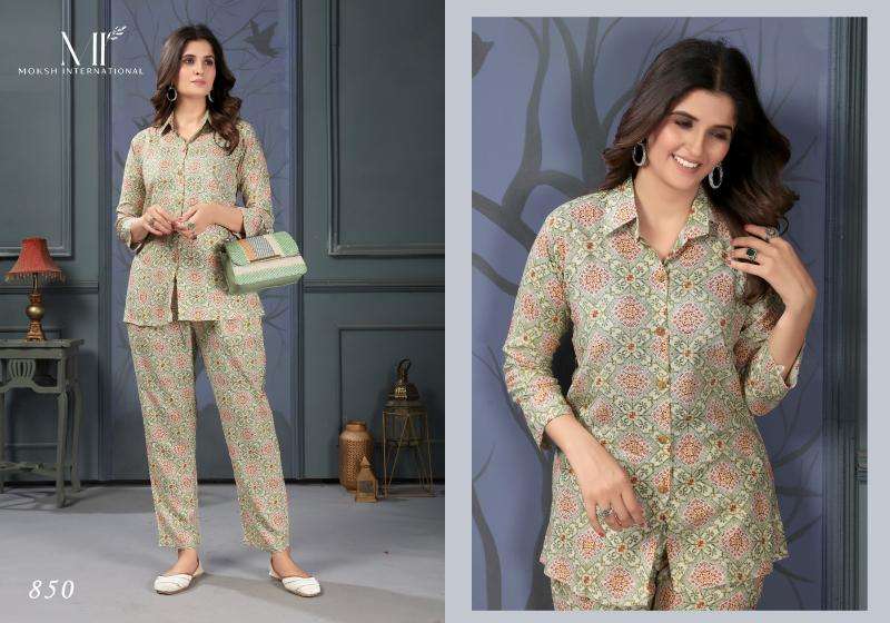 Moksh International Co-ord Set Lotus Vol-1 Kurti wholesalers online in Surat