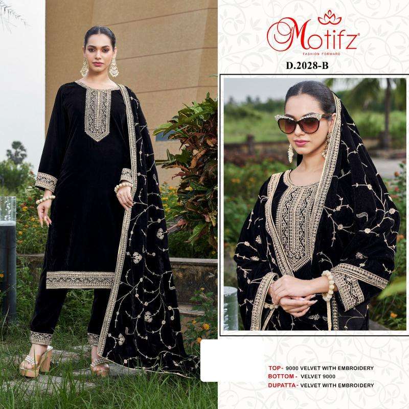 Motifz 2028 ABCD Embodry wholesale georgette salwar kameez