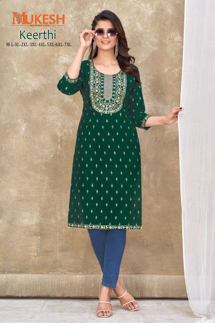 Mukesh Keerthi  Kurti designs for ladies