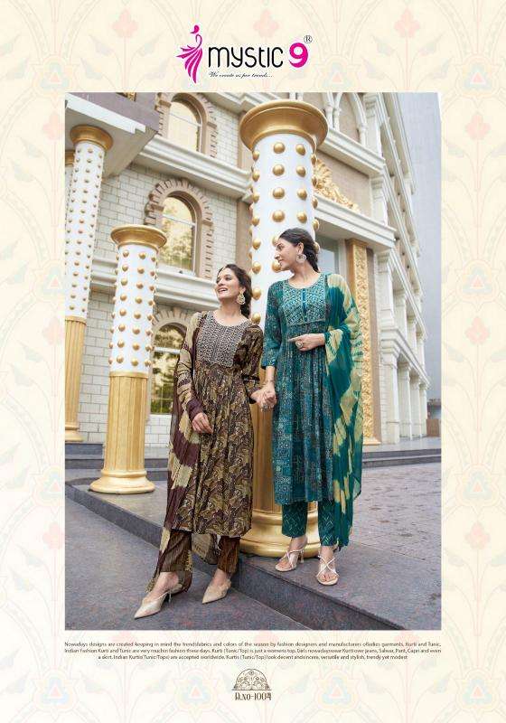 MYSTIC 9 PUSHPA Vol 1 Designer kurtis wholesale price