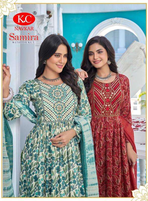 NAVKAR SAMIRA Vol 3 Kurti materials wholesale in Ahmedabad