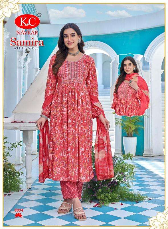 NAVKAR SAMIRA Vol 3 Kurti materials wholesale in Ahmedabad