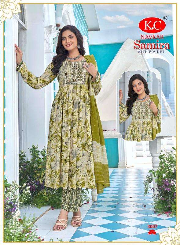 NAVKAR SAMIRA Vol 3 Kurti materials wholesale in Ahmedabad