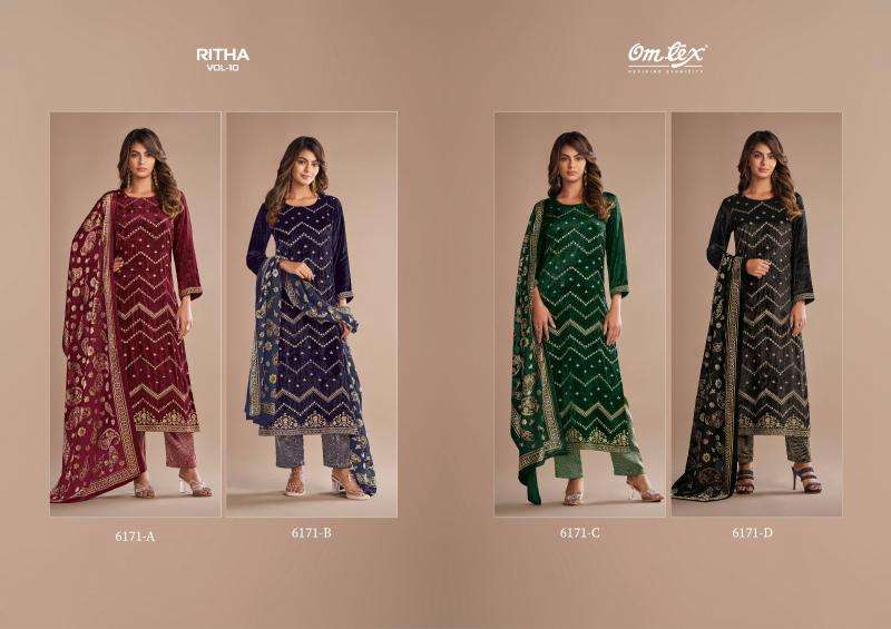 Omtex Ritha Vol 10 Salwar Kameez manufacturers in Bangalore