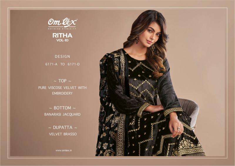 Omtex Ritha Vol 10 Salwar Kameez manufacturers in Bangalore