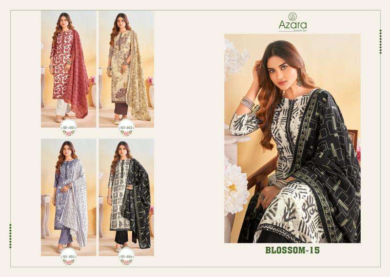 Radhika Azara Blossom Vol 15 Latest dress materials collection