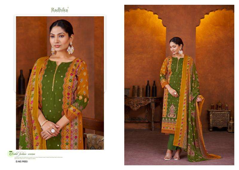 Radhika Azara Malika Designer dress materials in Ahmedabad