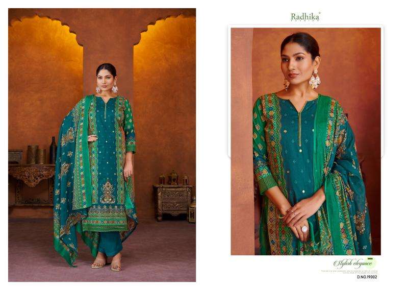 Radhika Azara Malika Designer dress materials in Ahmedabad