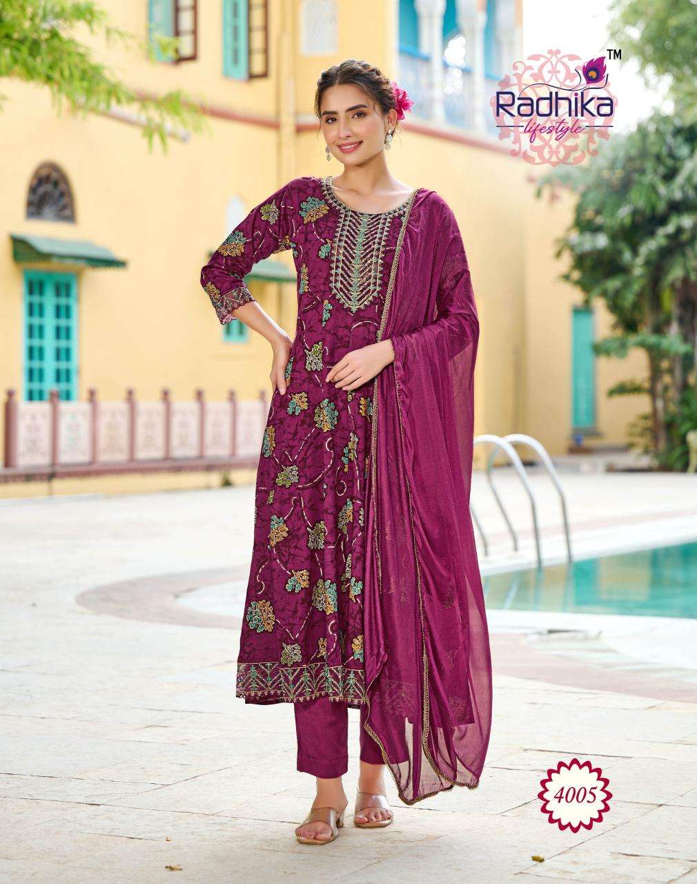 RADHIKA lifestyle ANARKALI Vol 4 kurti wholesale market delhi