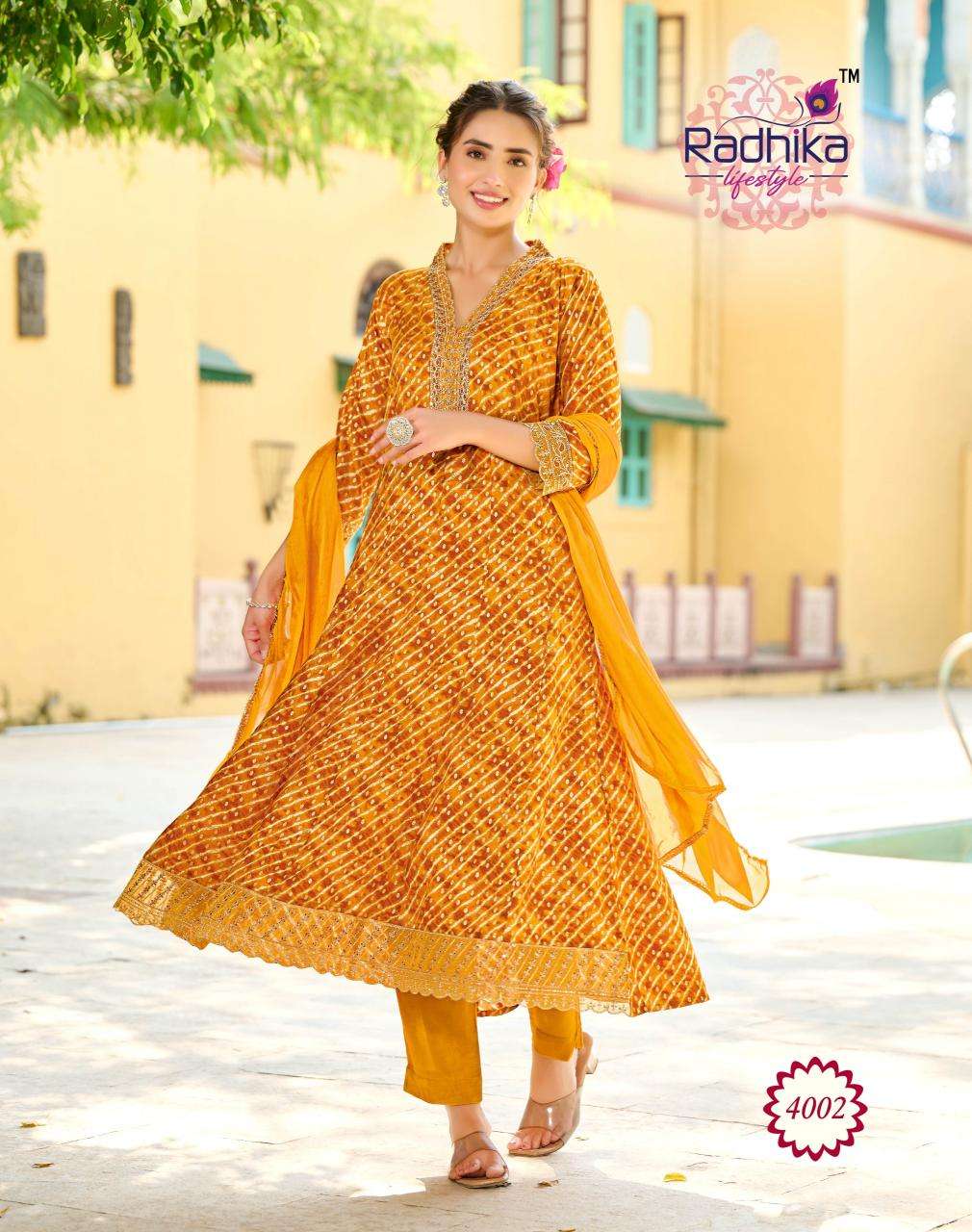 RADHIKA lifestyle ANARKALI Vol 4 kurti wholesale market delhi