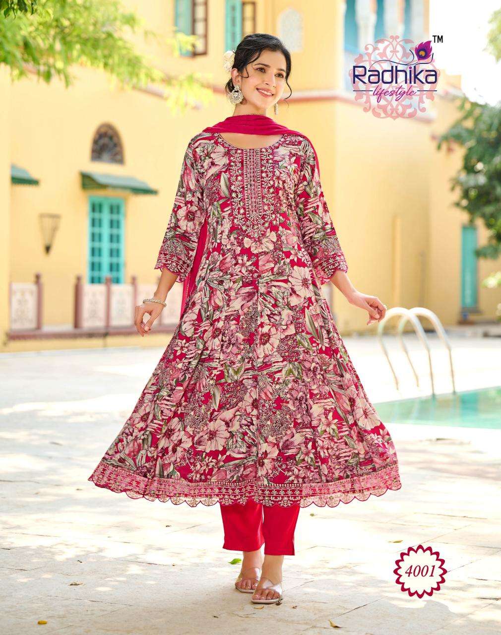 RADHIKA lifestyle ANARKALI Vol 4 kurti wholesale market delhi