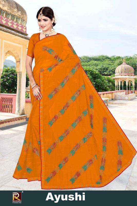 Ronisha Ayushi Fancy sarees wholesale in Mumbai